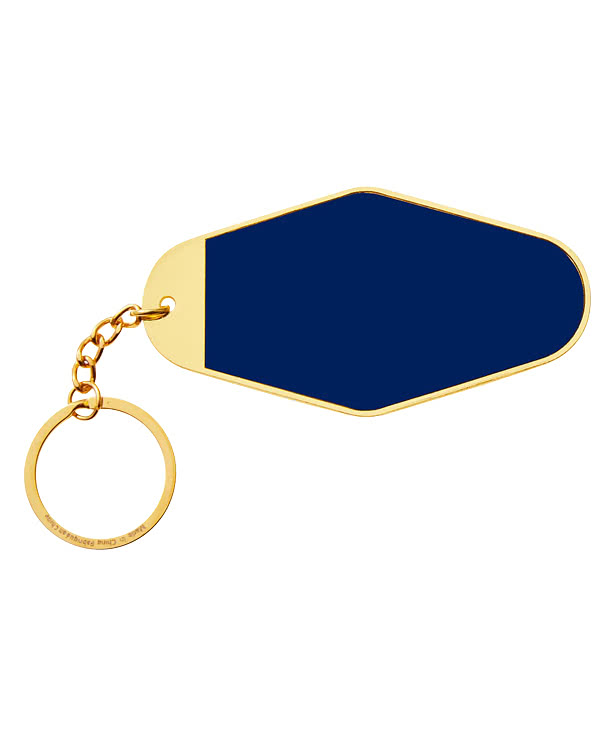 Laser Engraved USA Patriotic Metal Keychain