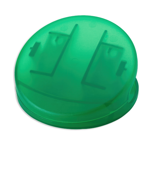 Keep-It Round Magnetic Utility Memo Clip in Translucent Green