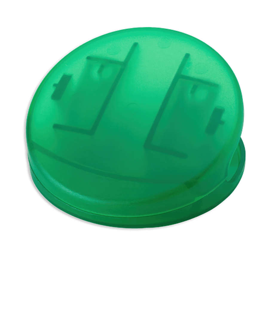 Keep-It Round Magnetic Utility Memo Clip in Translucent Green