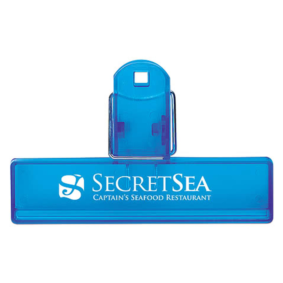 4" Chip Clip in Translucent Blue