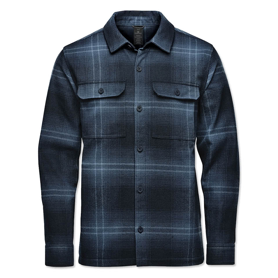 Stormtech Highland Recycled Plaid Shirt Jacket
