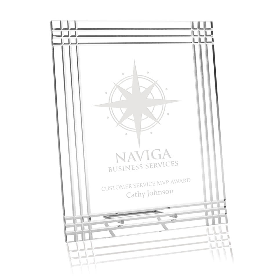 Laser Engraved Luxe Acrylic Plaque