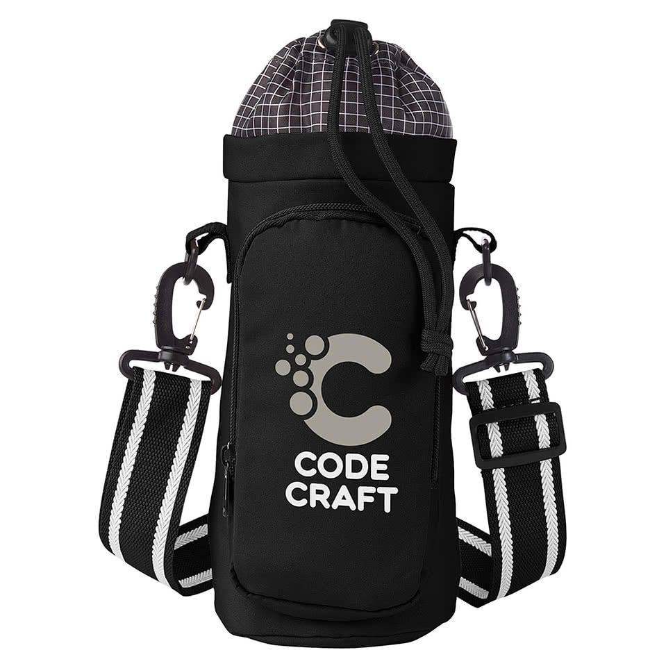Academy Eco Friendly Water Bottle Bag with Pocket