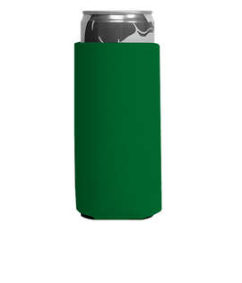 Foldable Slim Can Cooler - Color: Kelly Green