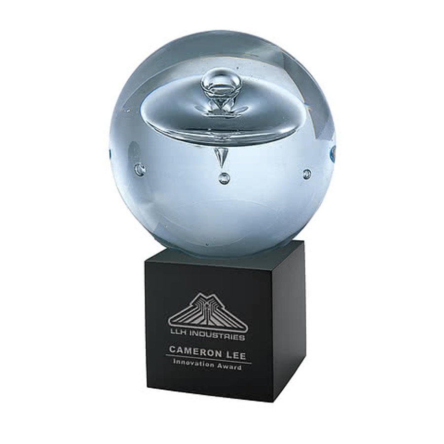 Laser Engraved Medium Extraterrestrial Award in Clear