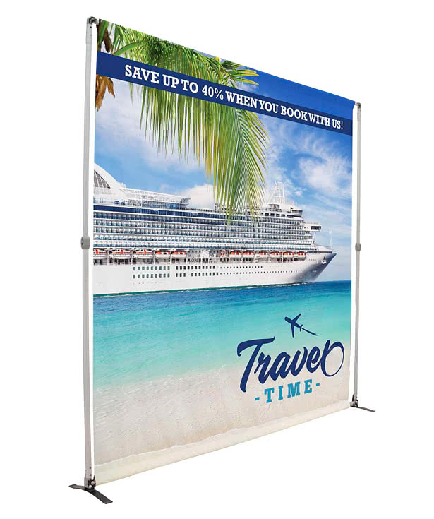 Full Color 94" x 94" Bravo Double-Sided Banner Kit