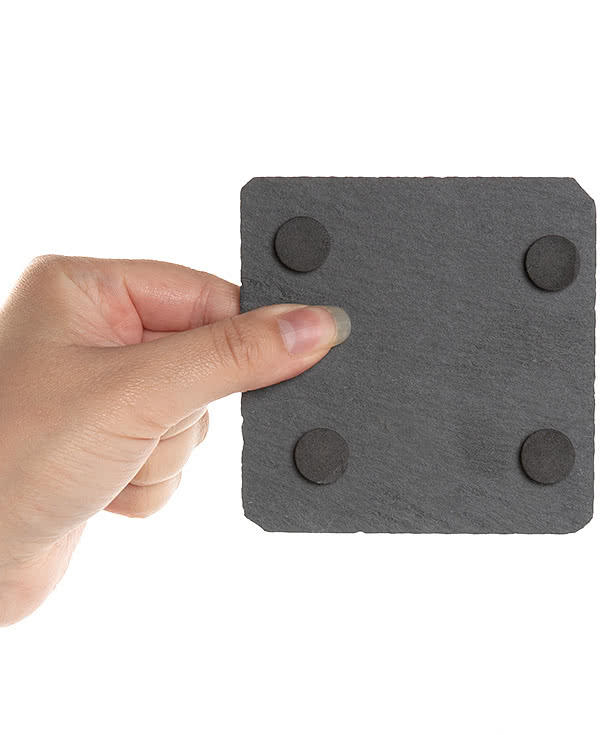 Square Slate Coasters (Set of 4)