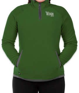 Stormtech Women's Shasta Quarter Zip Fleece Pullover - Color: Garden Green / Graphite