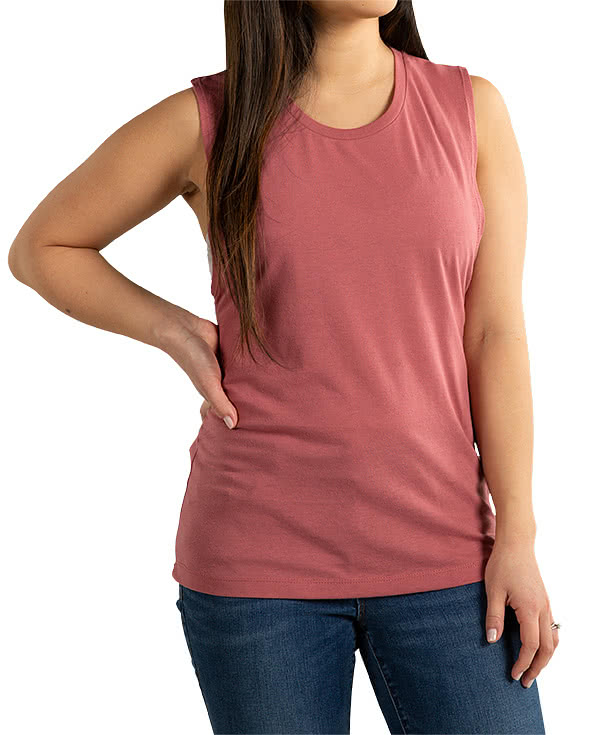 Custom Next Level Women's Slim Fit Festival Muscle Tank