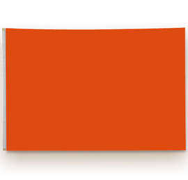 Full Color 4' x 6' Double Sided Nylon Flag - Color: Orange