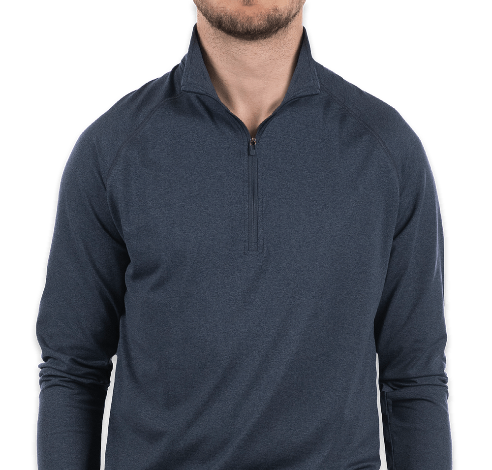 Burnside Dawn to Dusk Soft Jersey Quarter Zip Pullover-default