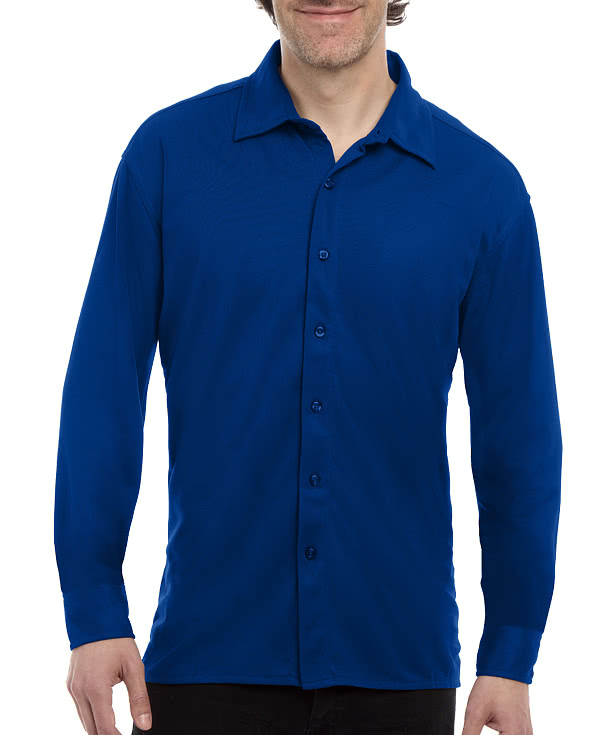Blue Generation BLU-X-DRI Stretch Long Sleeve Woven Shirt