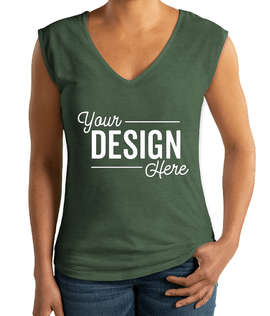 Next Level Women's Slim Fit Festival V-Neck Tank - Color: Royal Pine