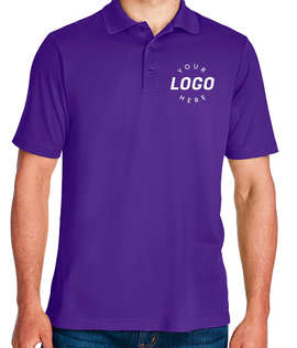 Core 365 Performance Polo - Screen Printed - Color: Campus Purple
