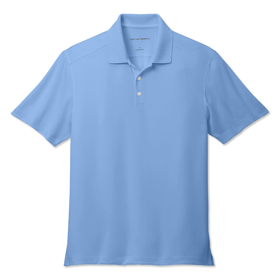 Port Authority City Stretch Flat Knit Performance Polo