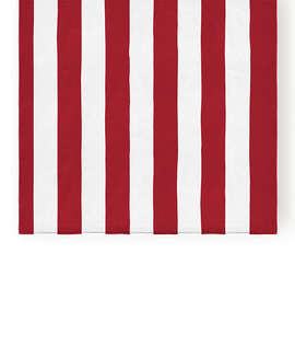 Port Authority Midweight Screenprinted Cabana Stripe Beach Towel - Color: Red