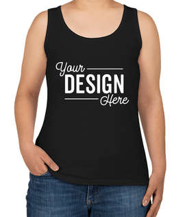 Anvil Women's Jersey Tank - Color: Black