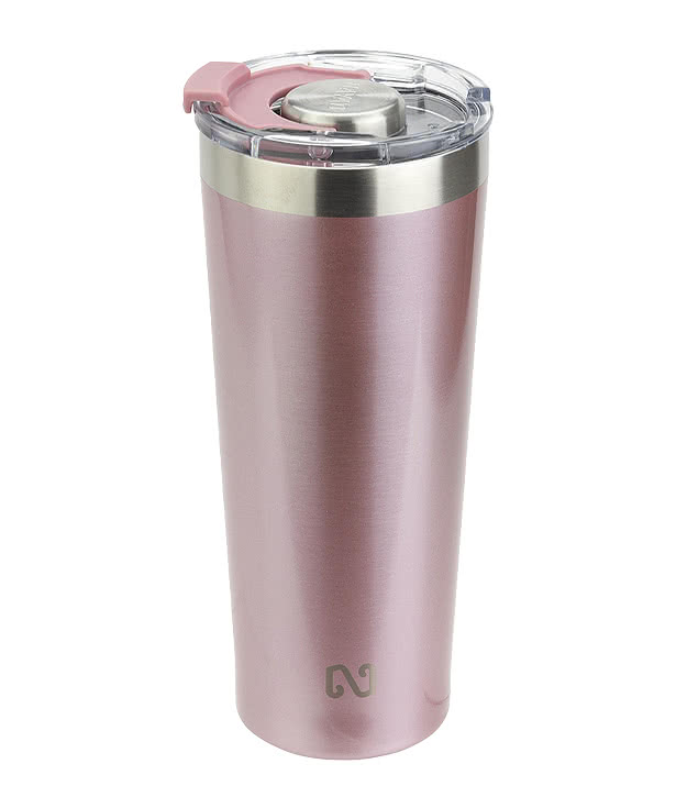 NAYAD Full Color 22 oz. Trouper Stainless Steel Insulated Tumbler with Straw