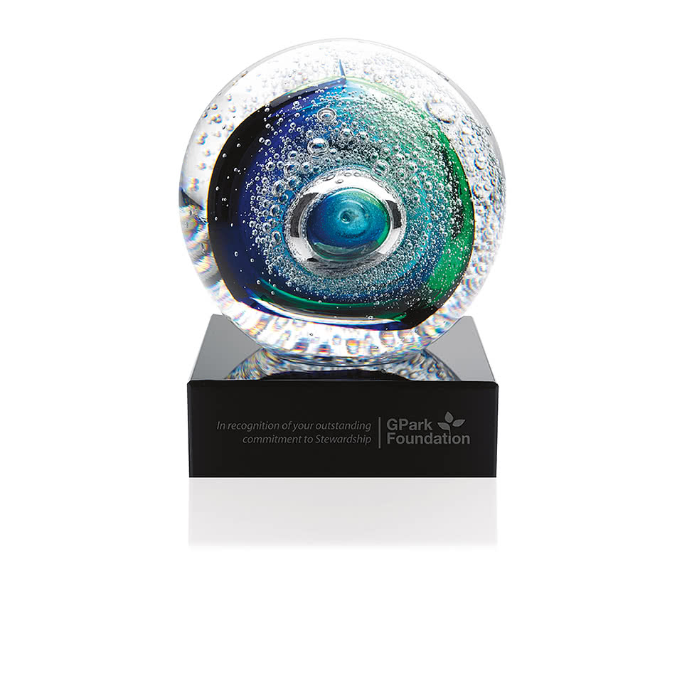 Laser Engraved Galaxy Award