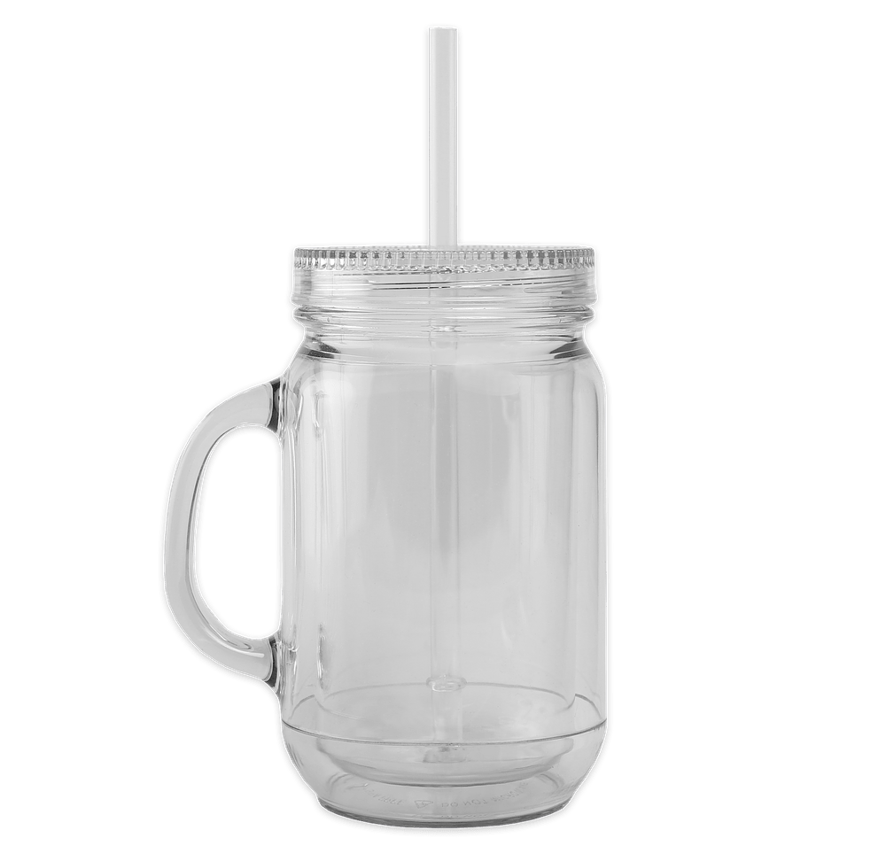 20 oz. Mason Jar-Style Acrylic Mug-default