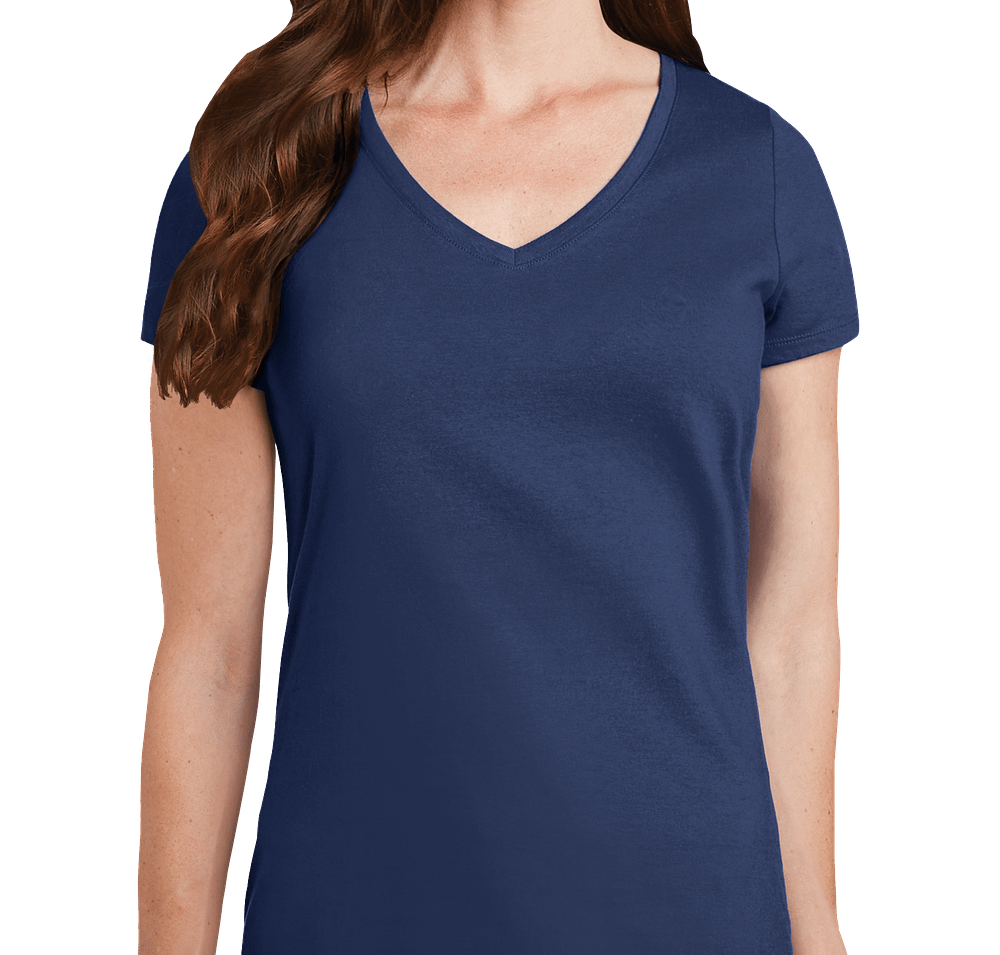 Port & Company Women's Fan Favorite V-Neck T-shirt-default