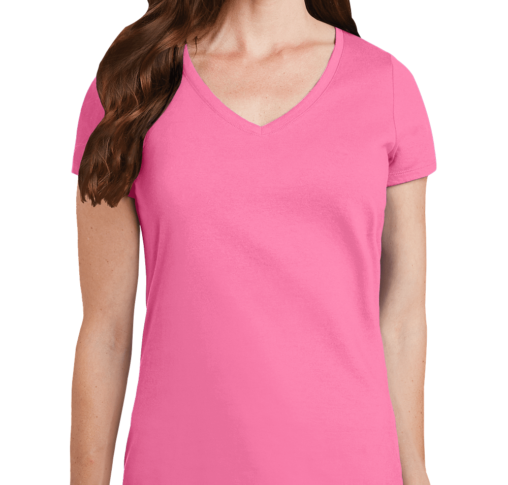 Port & Company Women's Fan Favorite V-Neck T-shirt-default