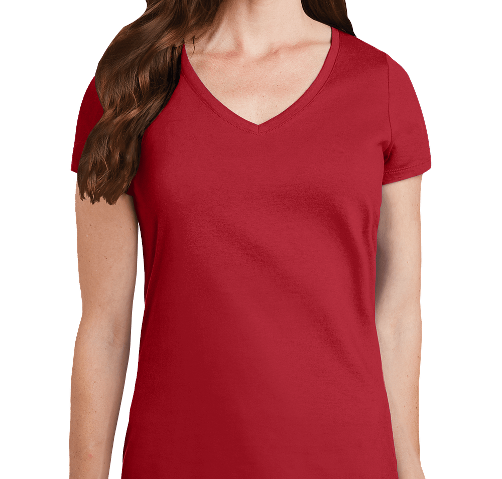 Port & Company Women's Fan Favorite V-Neck T-shirt-default