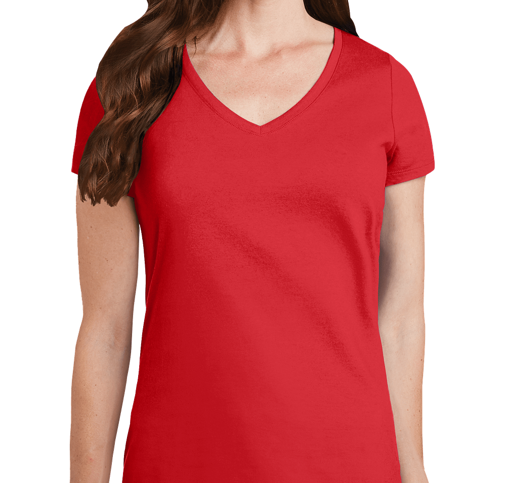 Port & Company Women's Fan Favorite V-Neck T-shirt-default