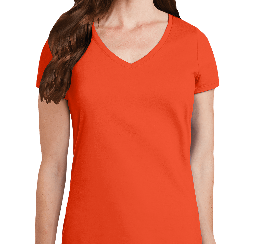 Port & Company Women's Fan Favorite V-Neck T-shirt-default