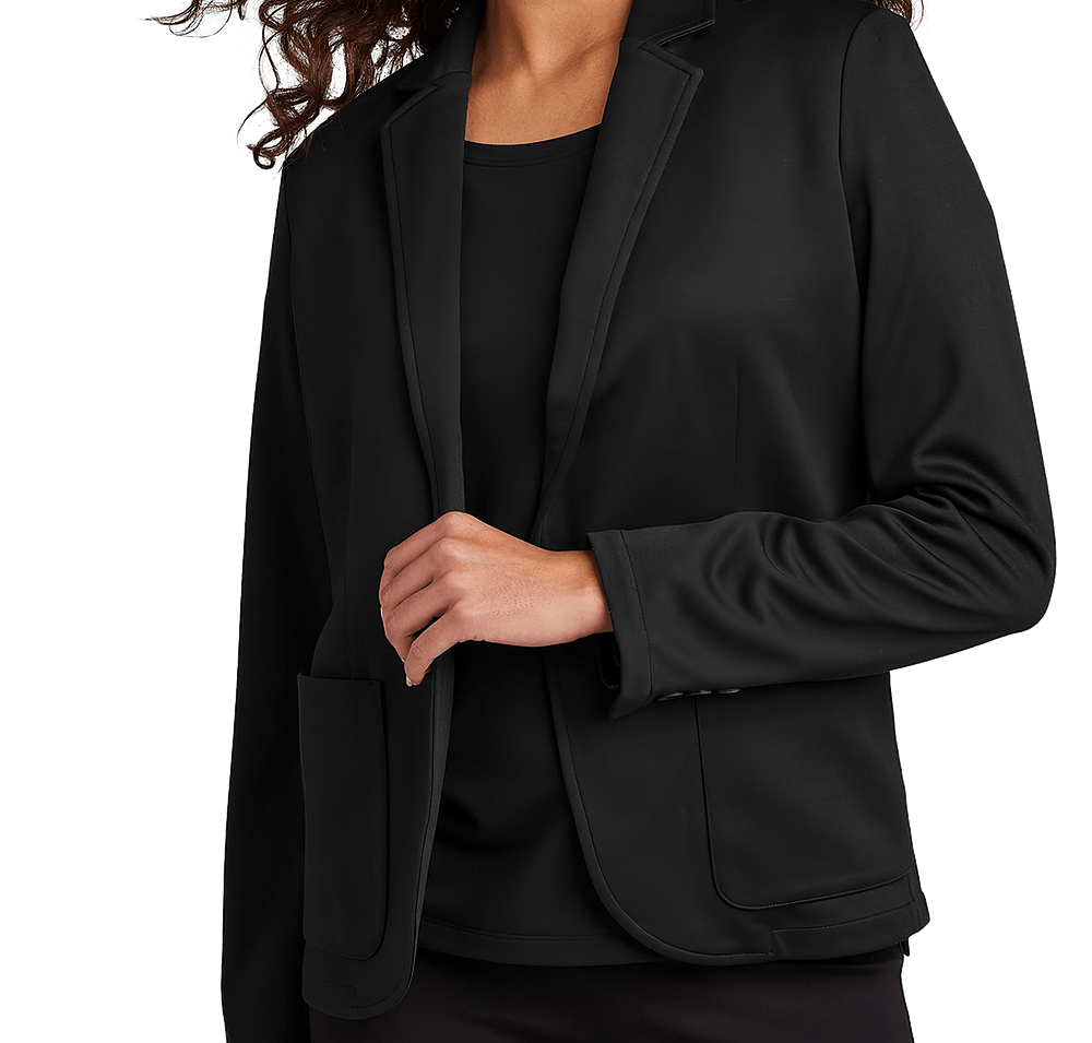 Mercer+Mettle Women's Double Knit Single Breasted Blazer-default
