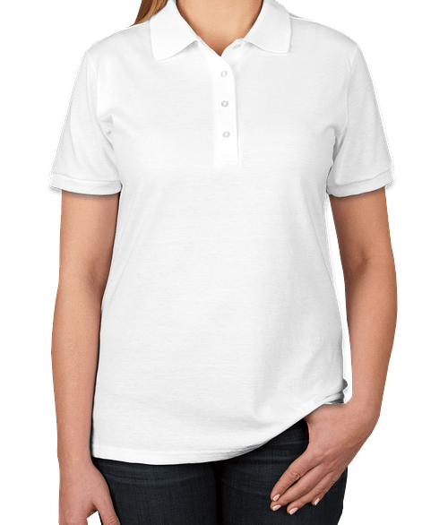 jerzees spotshield polo