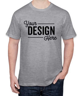 American Apparel USA-Made Jersey T-shirt - Color: Heather Grey