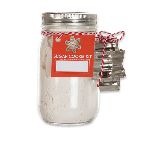 Full Color 16 oz. Mason Jar Cookie Kit in Sugar Cookie Mix