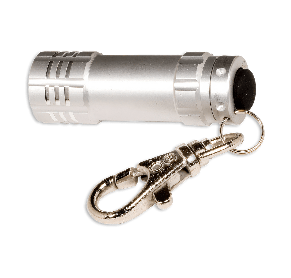 Laser Engraved Micro 3 LED Flashlight Keychain-default