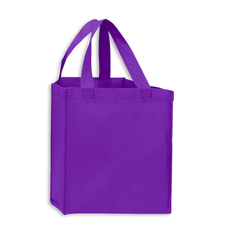 Medium Gusseted Non-Woven Grocery Tote Bag-default