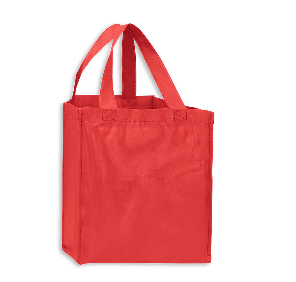 Medium Gusseted Non-Woven Grocery Tote Bag-default