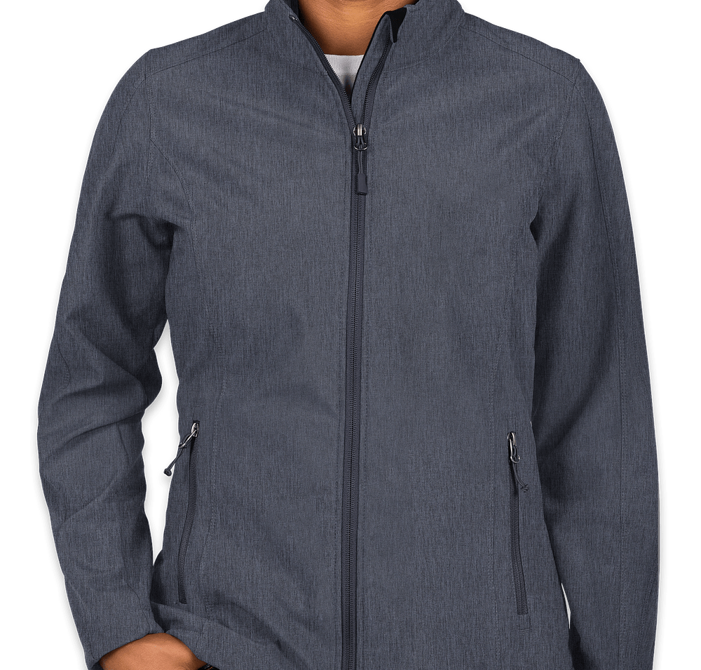 Port Authority Women's Core Fleece Lined Soft Shell Jacket - Embroidered-default