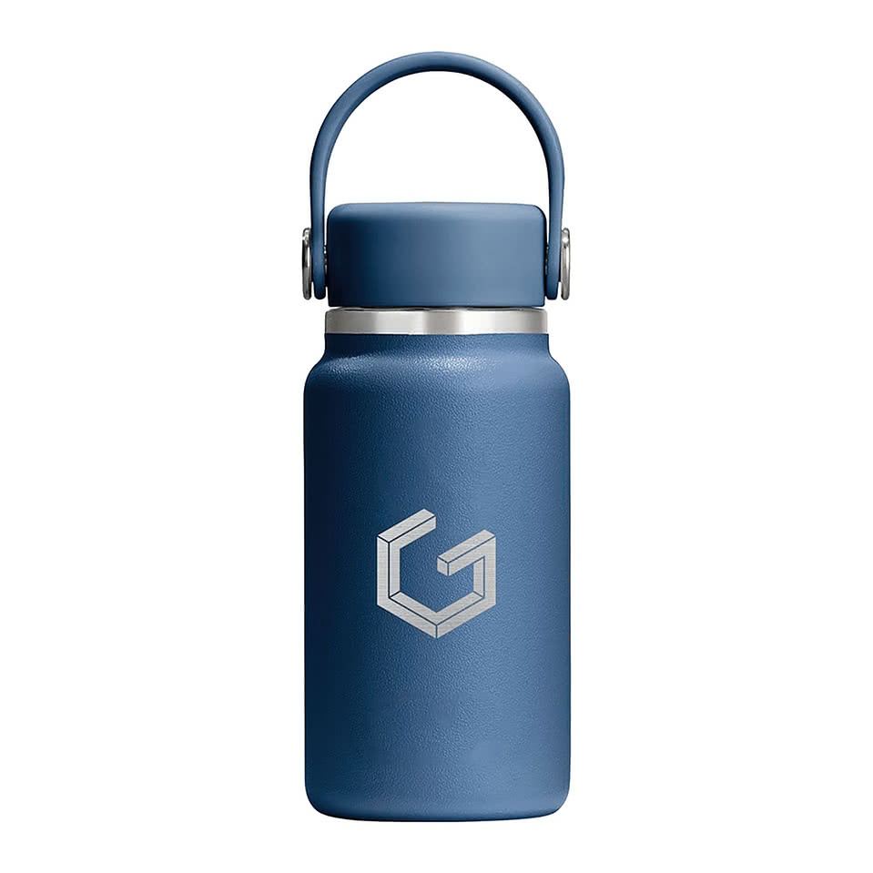 Custom Hydro Flask 6.7 oz. Micro Hydro Mini Bottle with FlexClip