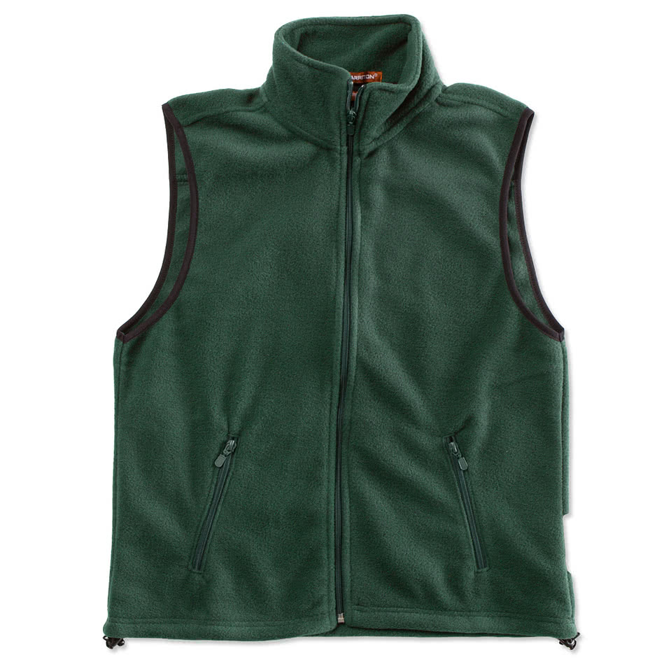 Harriton Fleece Vest - Embroidered