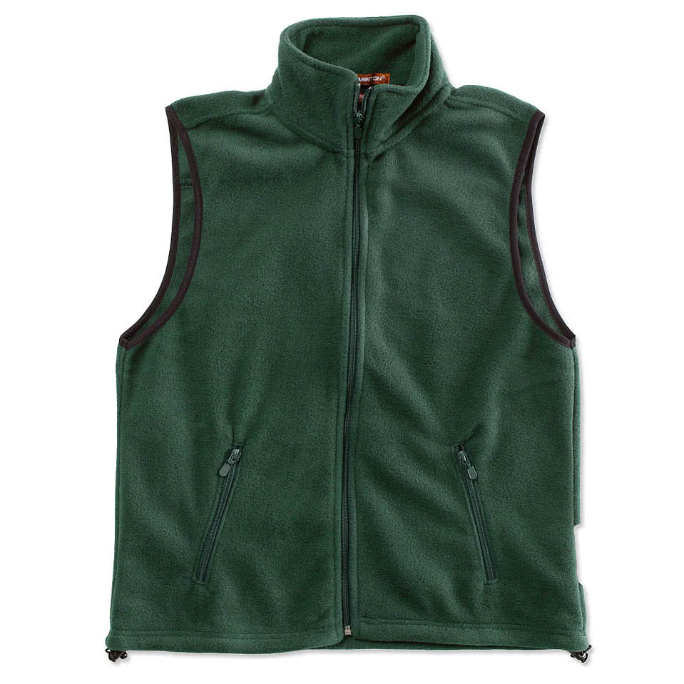 Harriton Fleece Vest - Printed