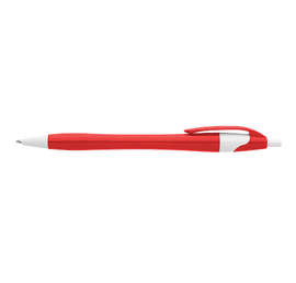 Dart Colored Barrel Pen (blue ink) - Color: Bright Red