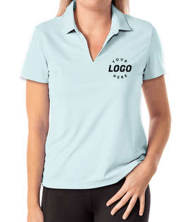 Nike Women's Dri-FIT Micro Pique Performance Polo 2.0 - Color: Blue Tint
