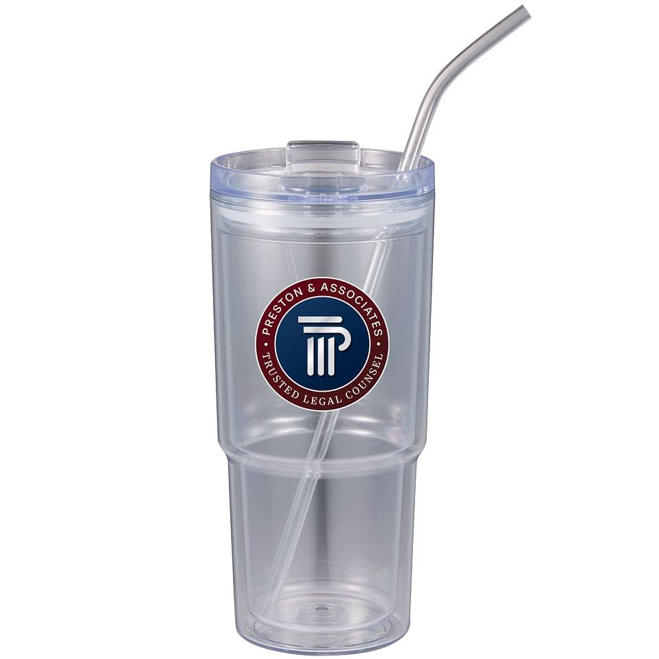 Full Color 24 oz. Mia Recycled Acrylic Tumbler