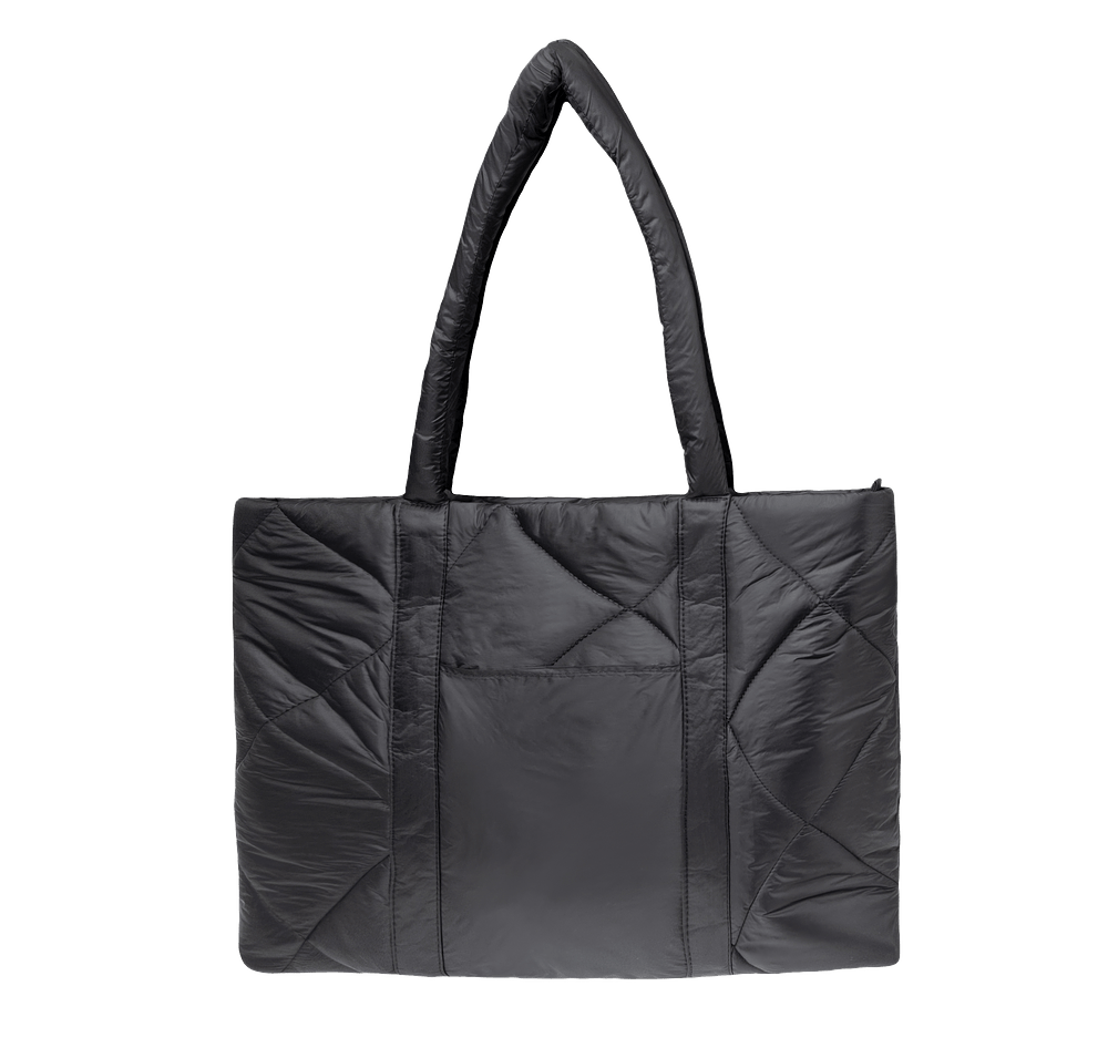 Luxe Large Quilted Nylon Tote Bag-default