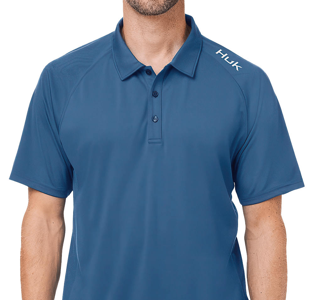 HUK LoPro UPF 50+ Performance Polo - Printed-default
