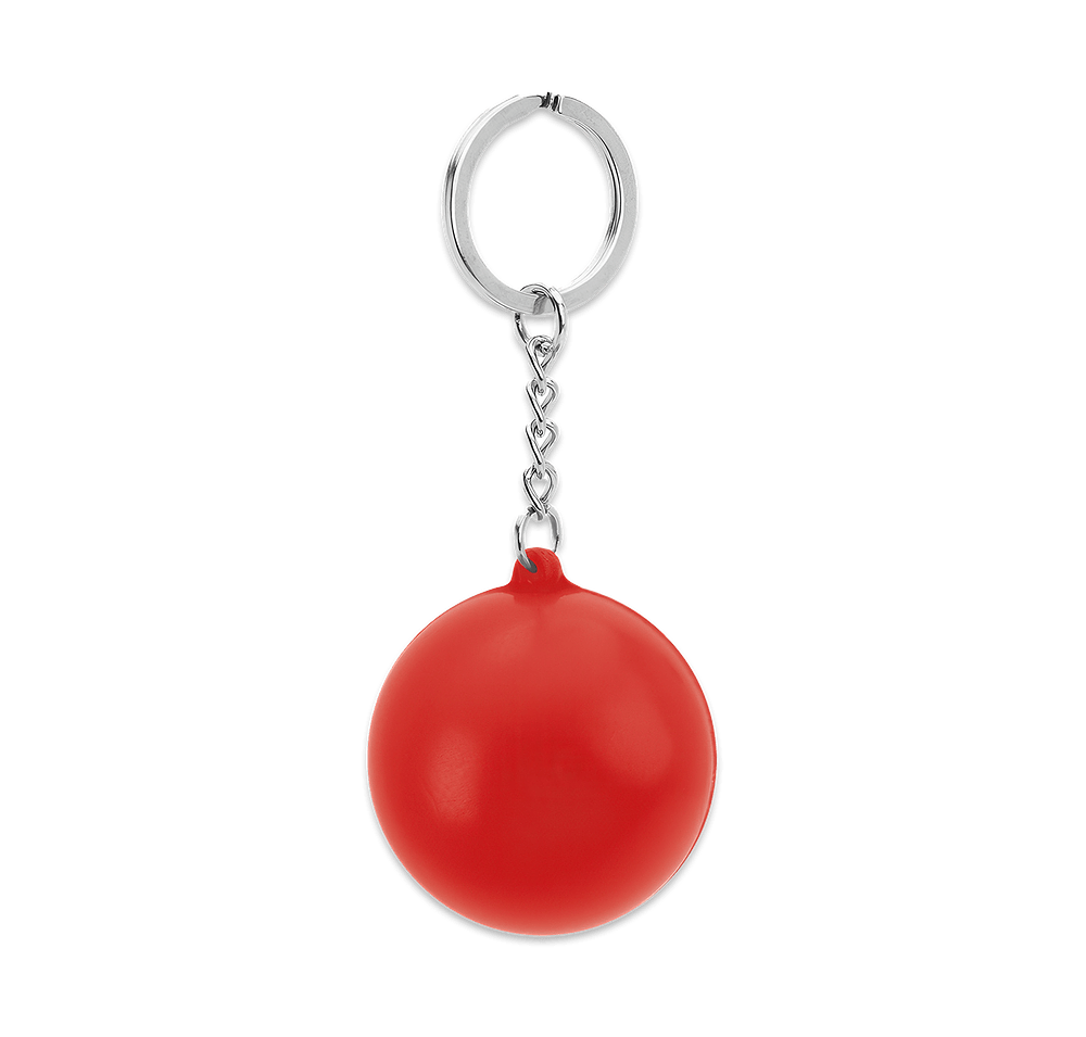 Round Stress Reliever Keychain-default