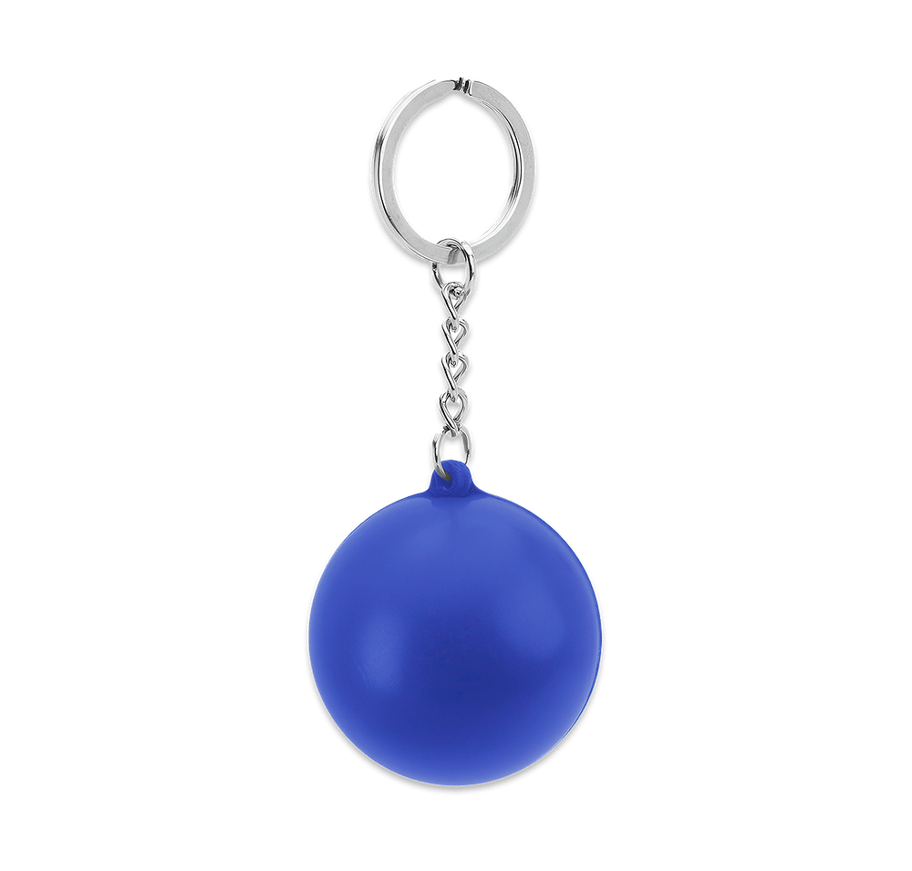 Round Stress Reliever Keychain-default