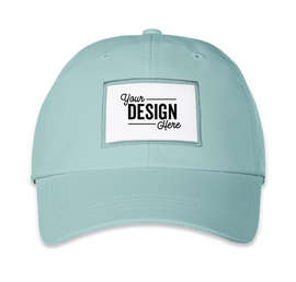 Ahead Jordan Performance Baseball Hat with White Rectangle Patch - Color: Glacier Blue