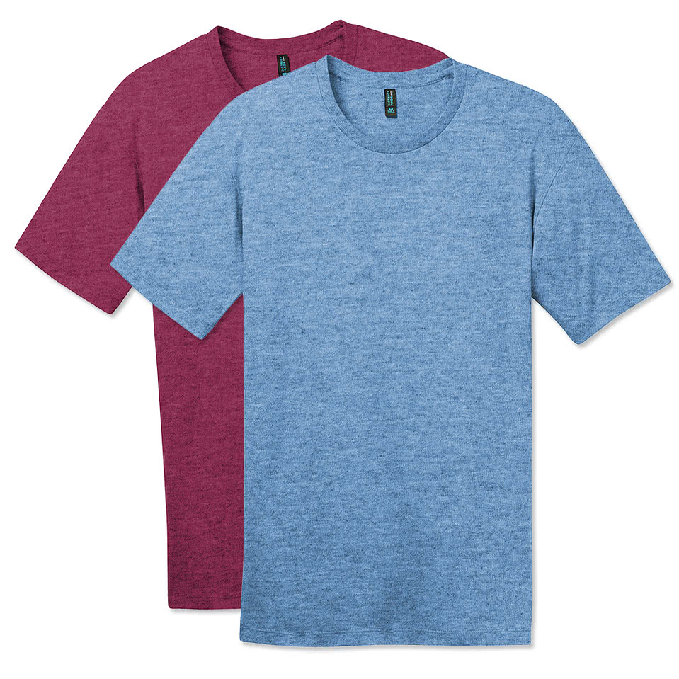 Custom District Perfect Weight T-shirt - Design Short Sleeve