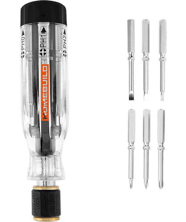 6-in-1 Quick Release Screwdriver